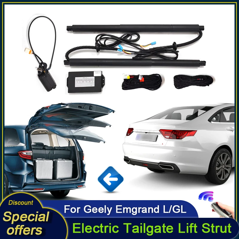 For Geely Emgrand L/GL 2016~2024 Car Electric Tailgate Tail Gate Strut Vehicle Power Rear Door Lift System Kit for Trunk