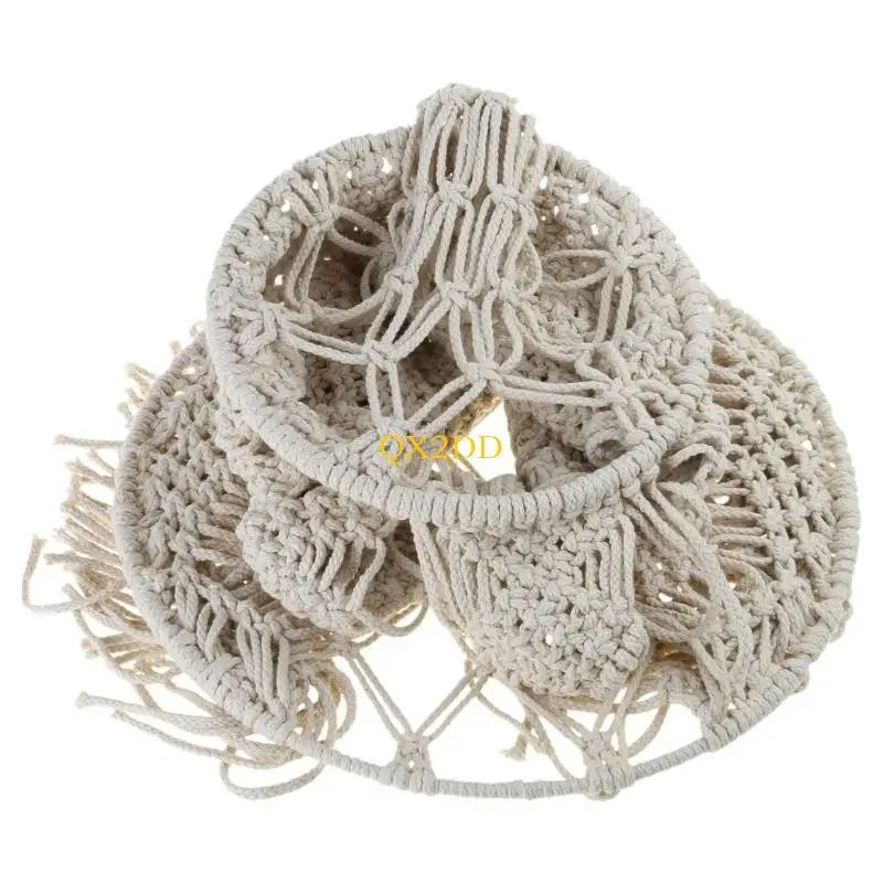QX2D Newborn Shower Photo Props Small Hammock Hanging Bed Baby Photoshooting Props