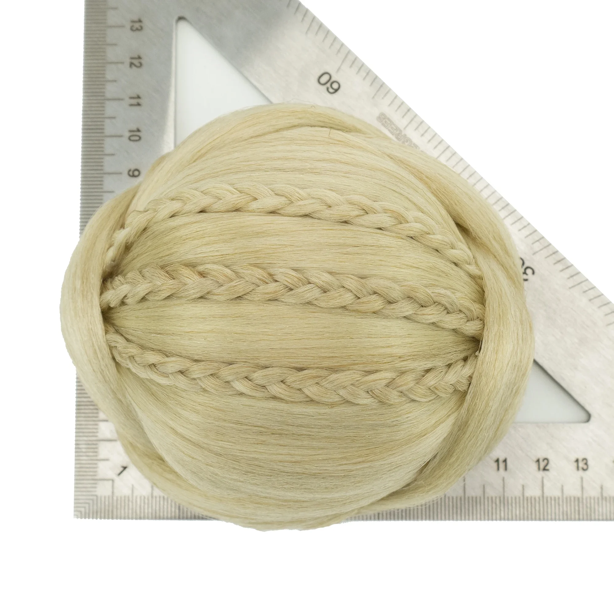 Synthetic Braided Chignon Dancer Hair Cover Donut Hairpieces Scrunchie Hair Buns Wig Updo Wedding Party