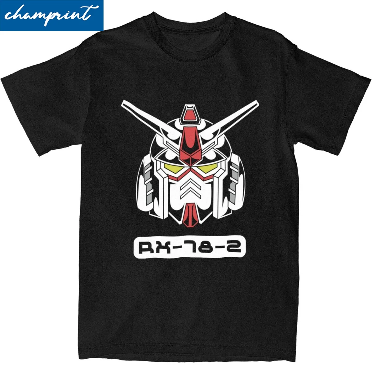 Gundam T Shirts Men Women Cotton Novelty T-Shirts Crew Neck Tees Short Sleeve Clothes Gift Idea