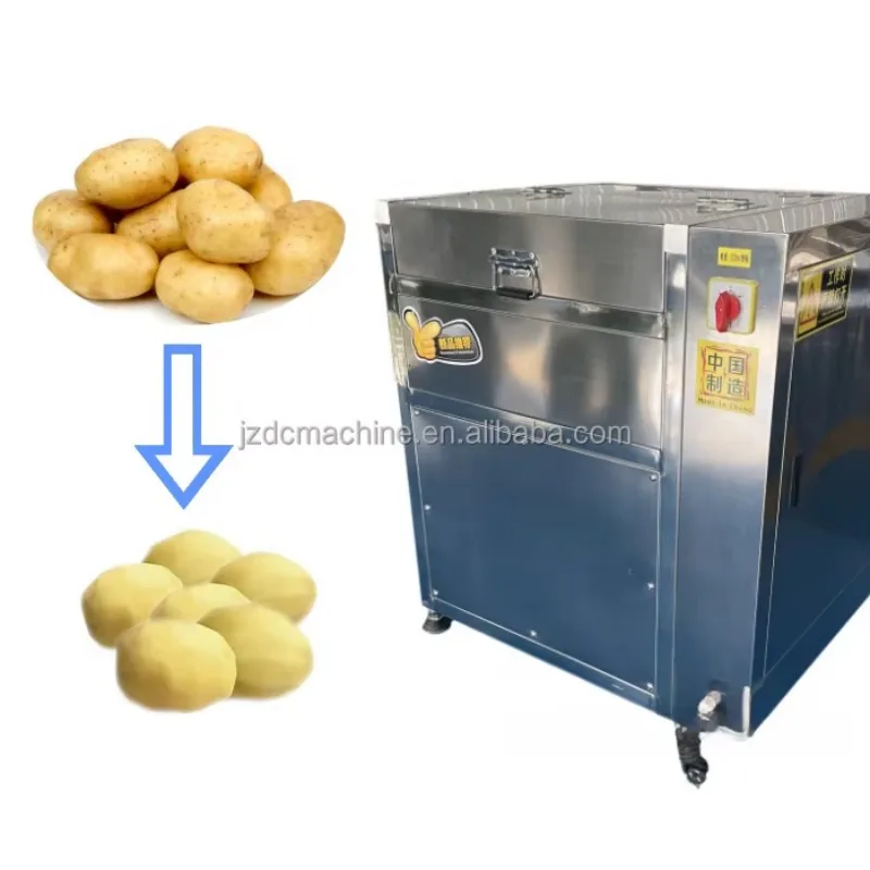 

Vegetable Peeler Fruit and Vegetable Cleaning Wash and Peel Machine Brush Ginger Peeler Potato Peelers Cassava Peeling Machine
