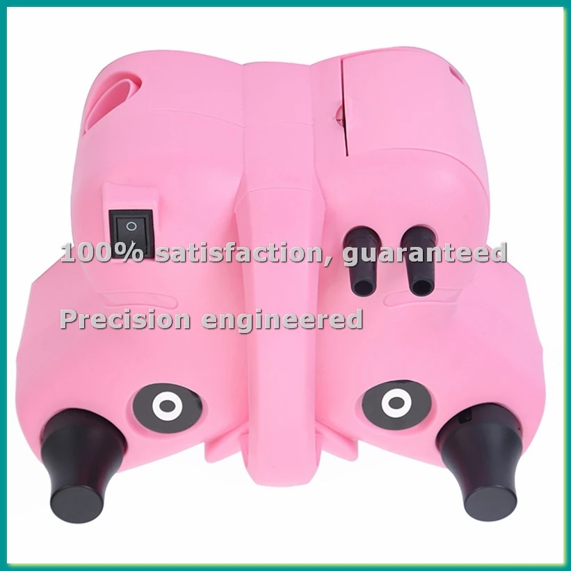 Portable Butterfly Balloon Pump Multifunctional High Voltage Double Hole AC Electric Air Balloon Inflator EU Plug-A55K