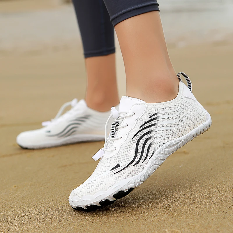 Aqua Shoes For Women Men Barefoot Water Shoes Anti-Slip Quick-Drying Outdoor Beach Upstream Wading Swimming Shoe Sneakers Unisex