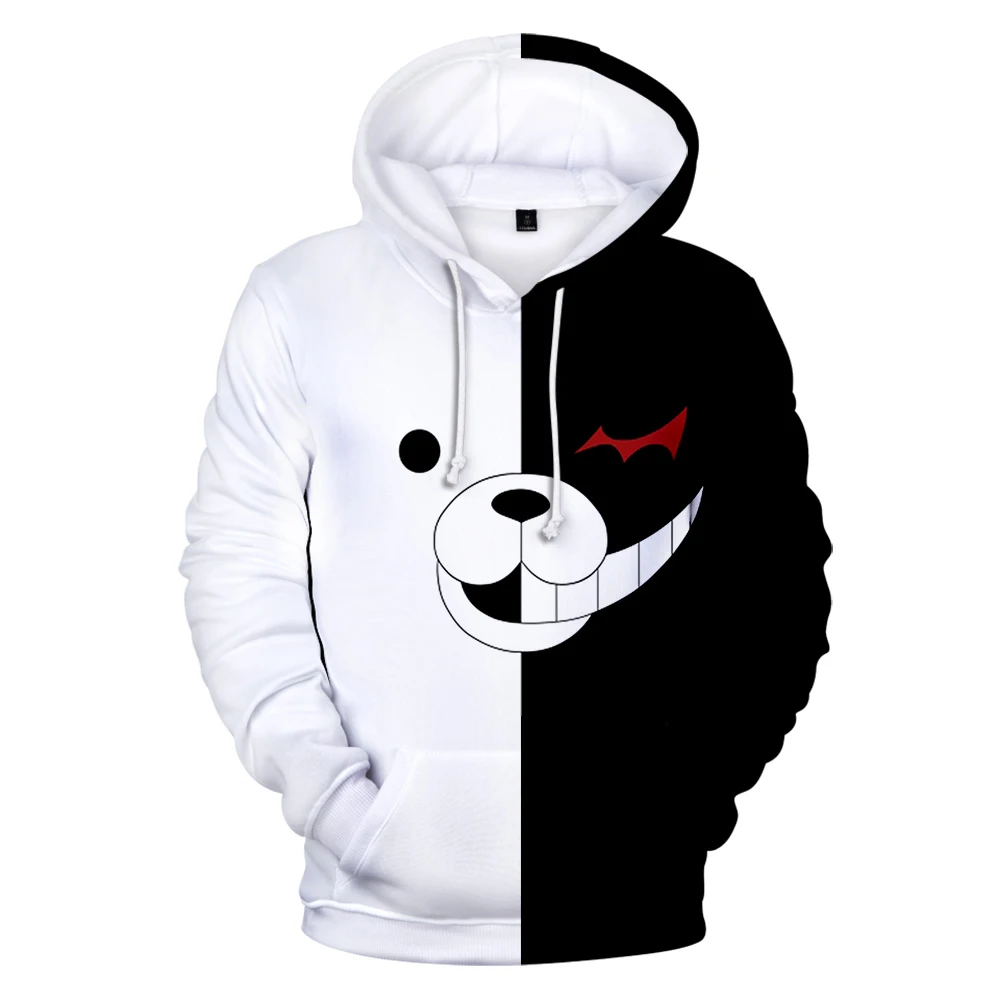 Hip Hop Popular Comfortable Monokuma 3D print Hoodies Sweatshirts Men/Women Sweatshirt Adult/Child Casual Pullovers