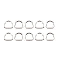 10/5/1Pc D Ring Marine 316 Stainless Steel Polished Welded Kayak Boat Accessories Inflatable Boat Marine 30mm Width 4mm Dia