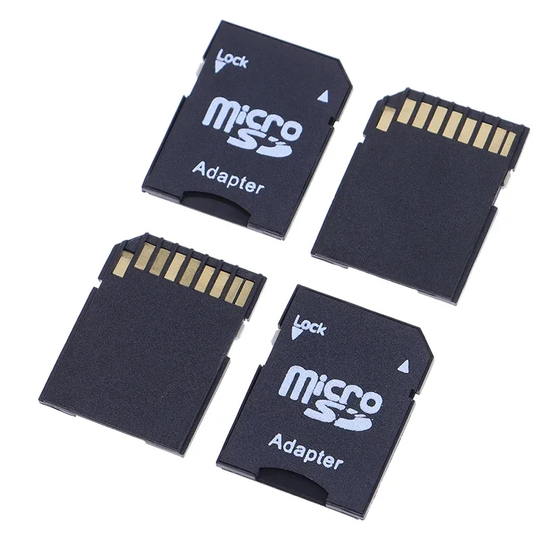 10 Pcs Micro SD TransFlash TF To SD SDHC Memory Card Adapter Converter Phones Tablet Memory Stick For Computer Internal Storages