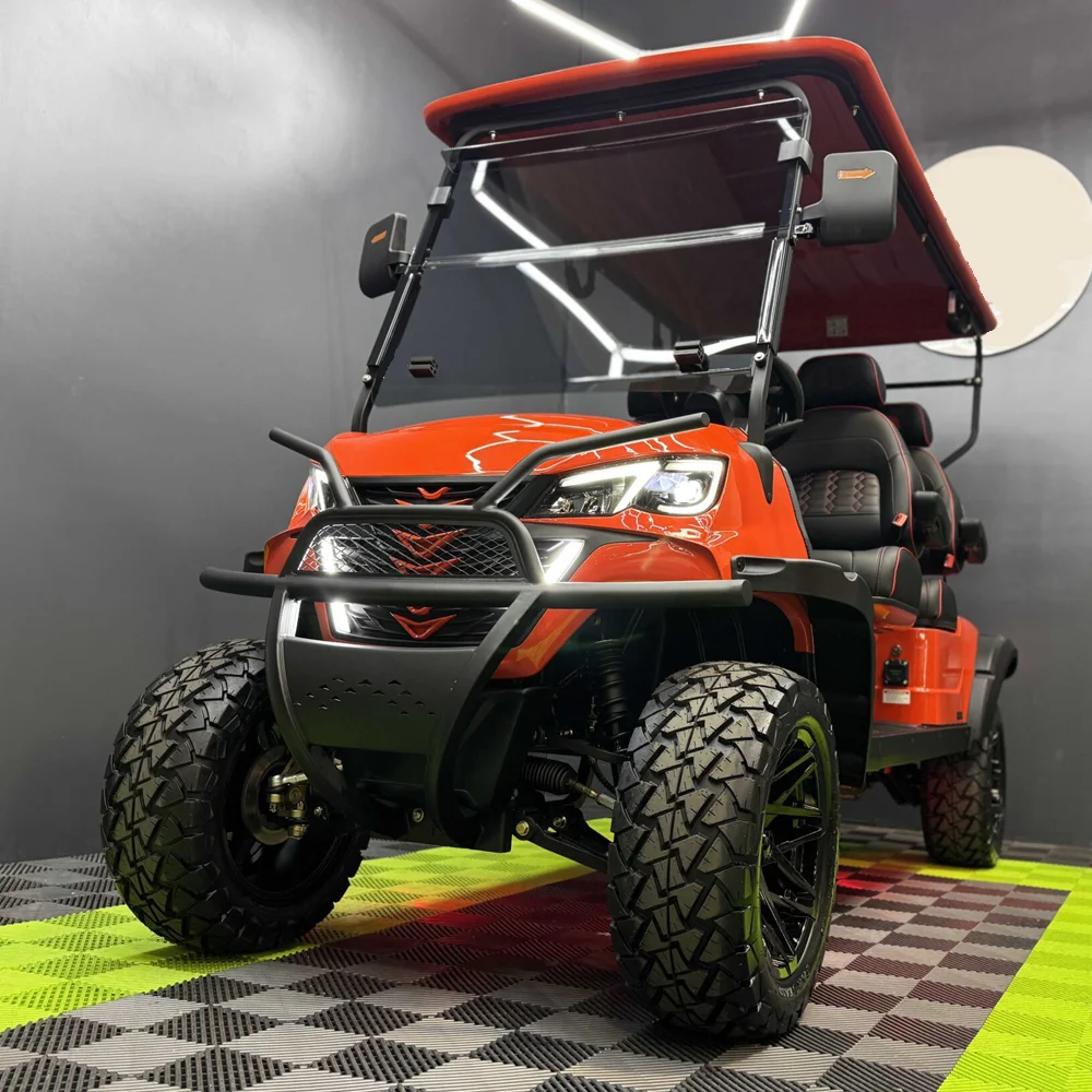 MMC Горячая цена агентства продажи Высокопроизводительная новая 48 В 60 В 72 В 4000 Вт 5000 Вт 7000 Вт 2 4 6-местная электрическая тележка для гольфа