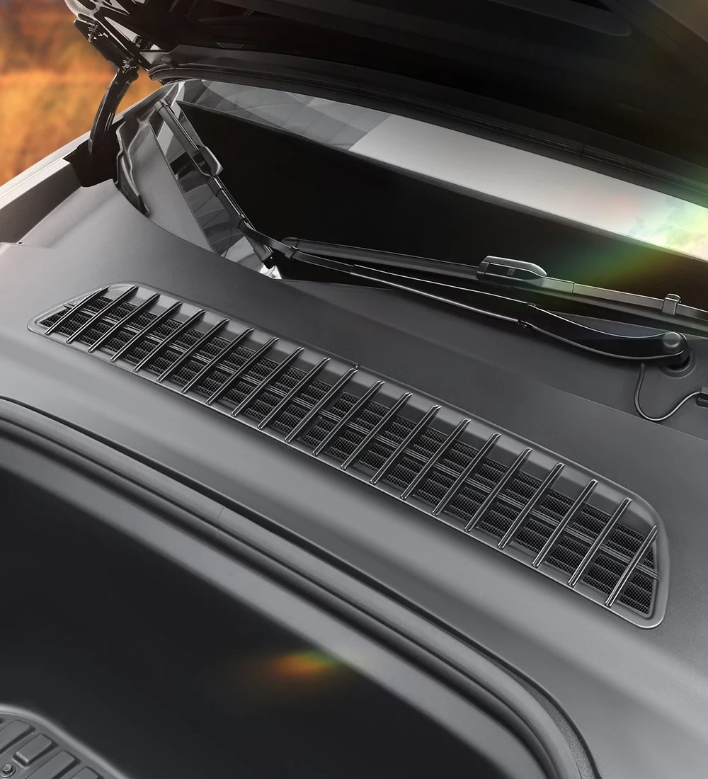 YZ Lufteinlass-Schutzabdeckung für Tesla Model Y/YL 2026 Juniper – Insektenschutz- und Schmutzabweisungsnetz für die vordere Klimaanlage – Detail 12