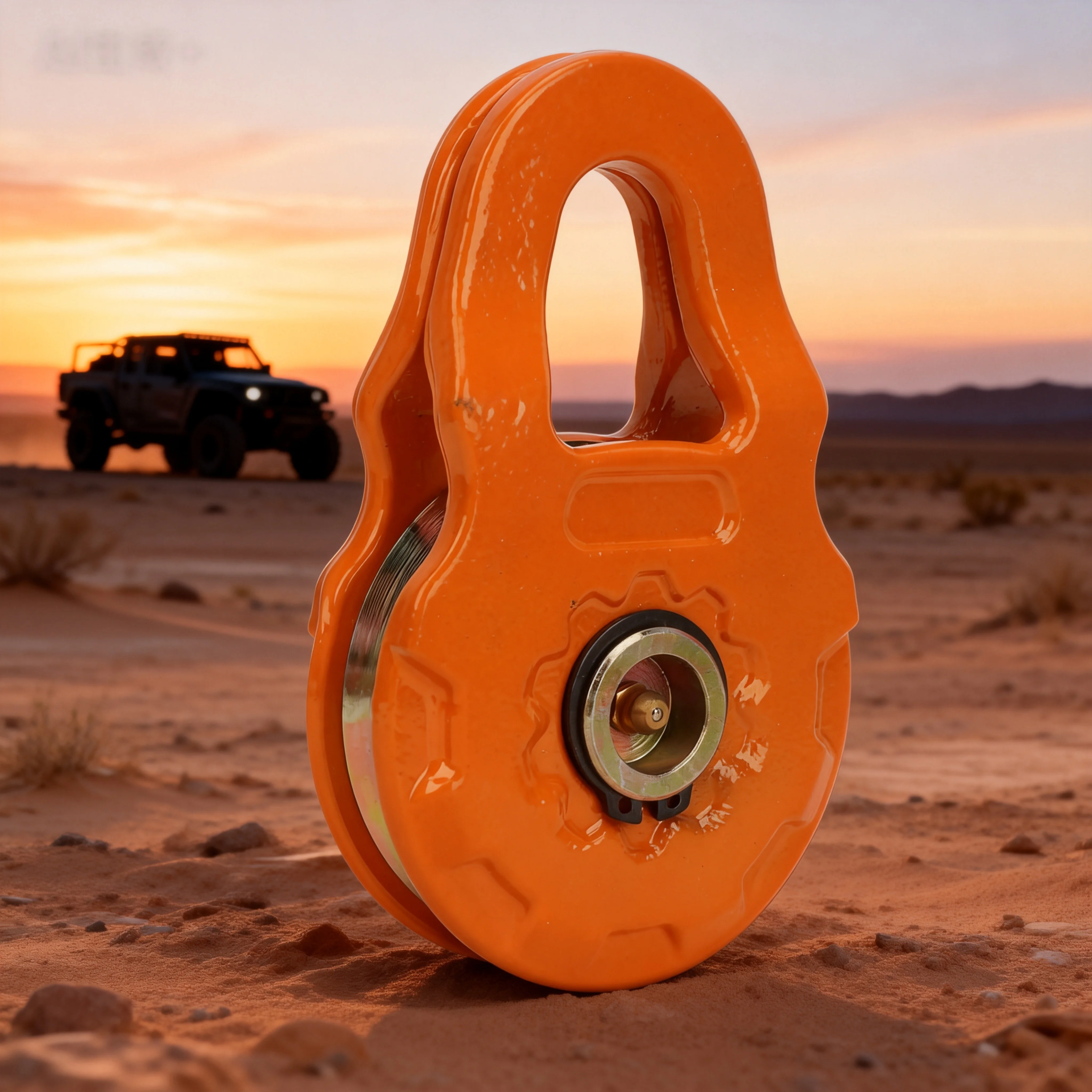 

Snatch Block 12500 Lbs Working Load Limit Recovery Winch Block 25000lbs Minimum Break Strength Portable for Tractor for UTV