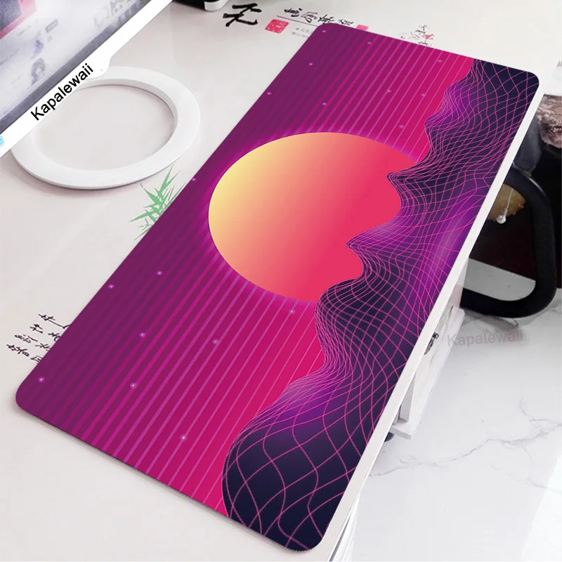 Nette Kawaii Tastatur Matte Gaming Schreibtisch Matten XXL Maus Pad Gamer Teppich Deskpad Gaming Run für Office Home Große Computer mousepads