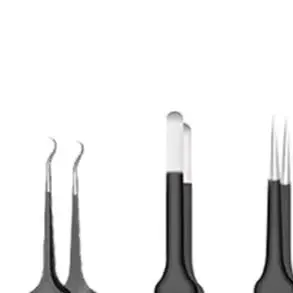 9 Piece For Static Stainless Steel Tweezers Set High Carbon Precision Tips For Electronics Jewelry PCB Soldering Repair Tools K