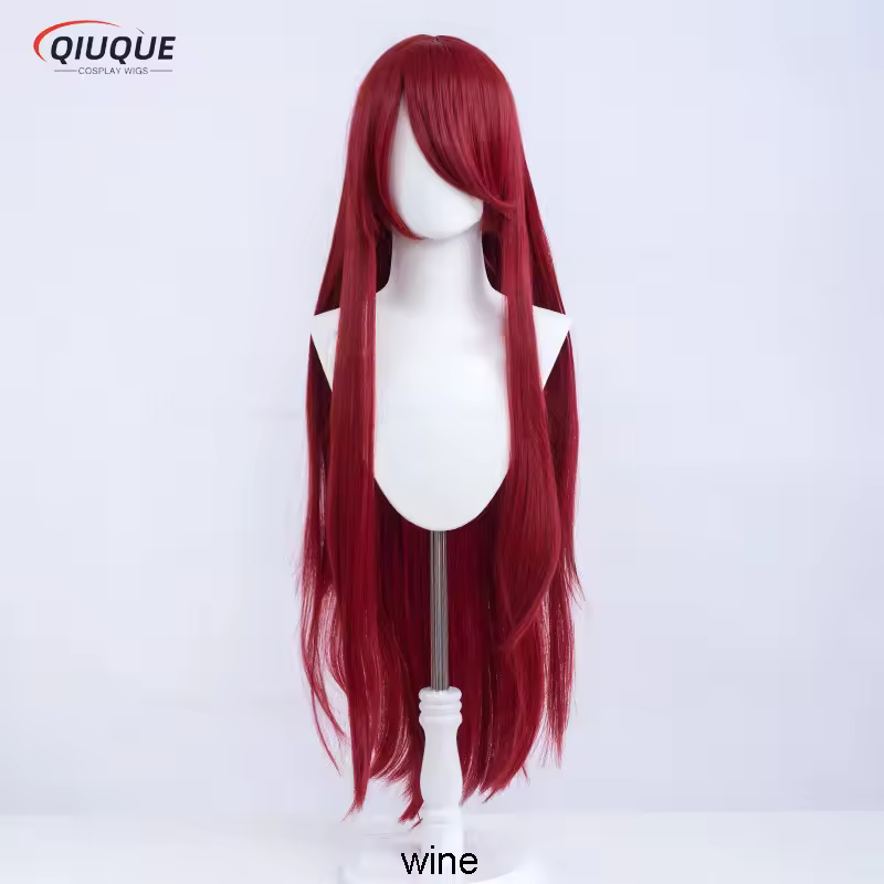 80 Colors 100cm Long Straight Cosplay Wig Anime Compatible Universal Omopinenet Heat Resistant Synthetic Hair Wigs + Wig Cap - Image 3