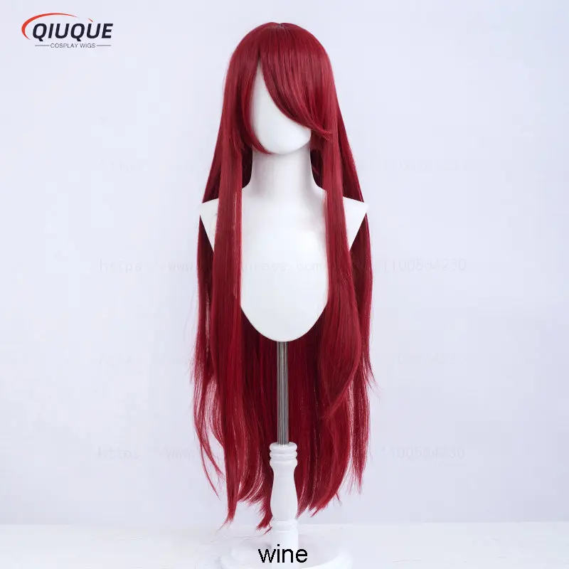 80 Colors 100cm Long Straight Cosplay Wig Anime Compatible Universal Omopinenet Heat Resistant Synthetic Hair Wigs + Wig Cap - Image 3