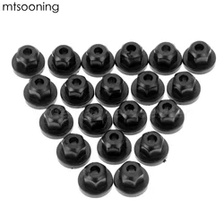 mtsooning 20pcs Exterior Plastic Body Nut Flange Clips For BMW 1995-2001 7 Series 738 740 750 MercedesBenz