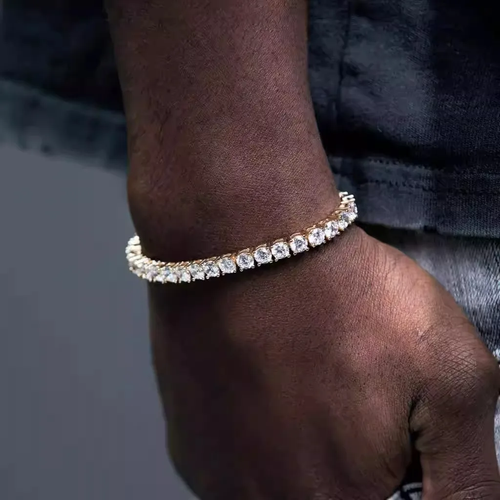 New 925 Sterling Silver 3MM Tennis Bracelet Shining Classics for Women Fashion Simple Engagement Wedding Jewelry Zircon Gifts view 6