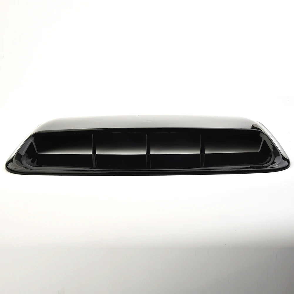 Car Front-Engine for bonnet BLACK ABS Car Vent DecorativeGrille Mesh Air Flow Intake for bonnet Hood Scoop CoverAccessorie