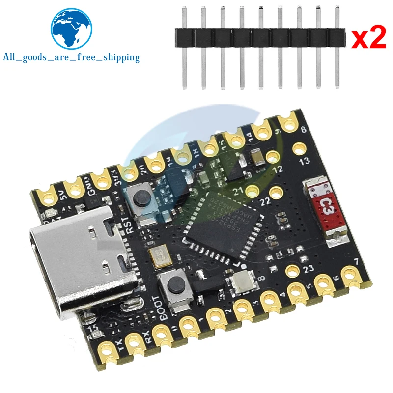 TZT ESP32-C6 SuperMini Module Microcontroller Programming Learning Controller Core Board