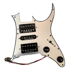 Upgrade Loaded Prewired HSH Pickguard  Black Humbucker Pickups set Harness for Guitar Professional Guitar Parts