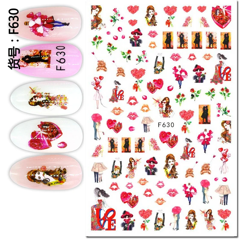 Naklejki 3D na paznokcie Walen – Nail Art Valentine recenzja i cena