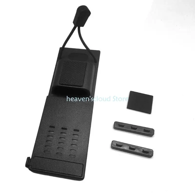 

Y88B Heavy Duty Radio Belt Clip Holder Secure Locking Wear Resistant For Law Enforcement Gear Easy Access And Quick Release