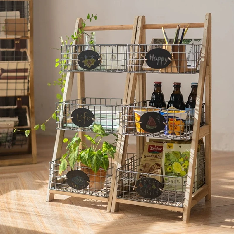 Solid Wood Plant Stand for Living Room Floor Display Shelving for Potted Plants Multilayer Storage Organizer Nordic Garden Decor