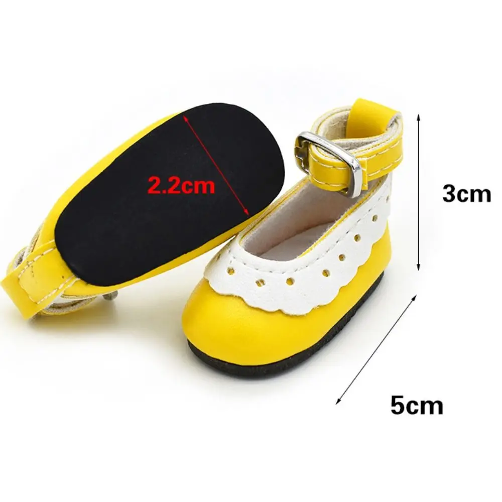 5cm Length 5cm Length Doll Shoes DIY PU Bright Leather Shoes High Top Plimsolls 1/6 Scale Mini Sneakers BJD Doll Shoes