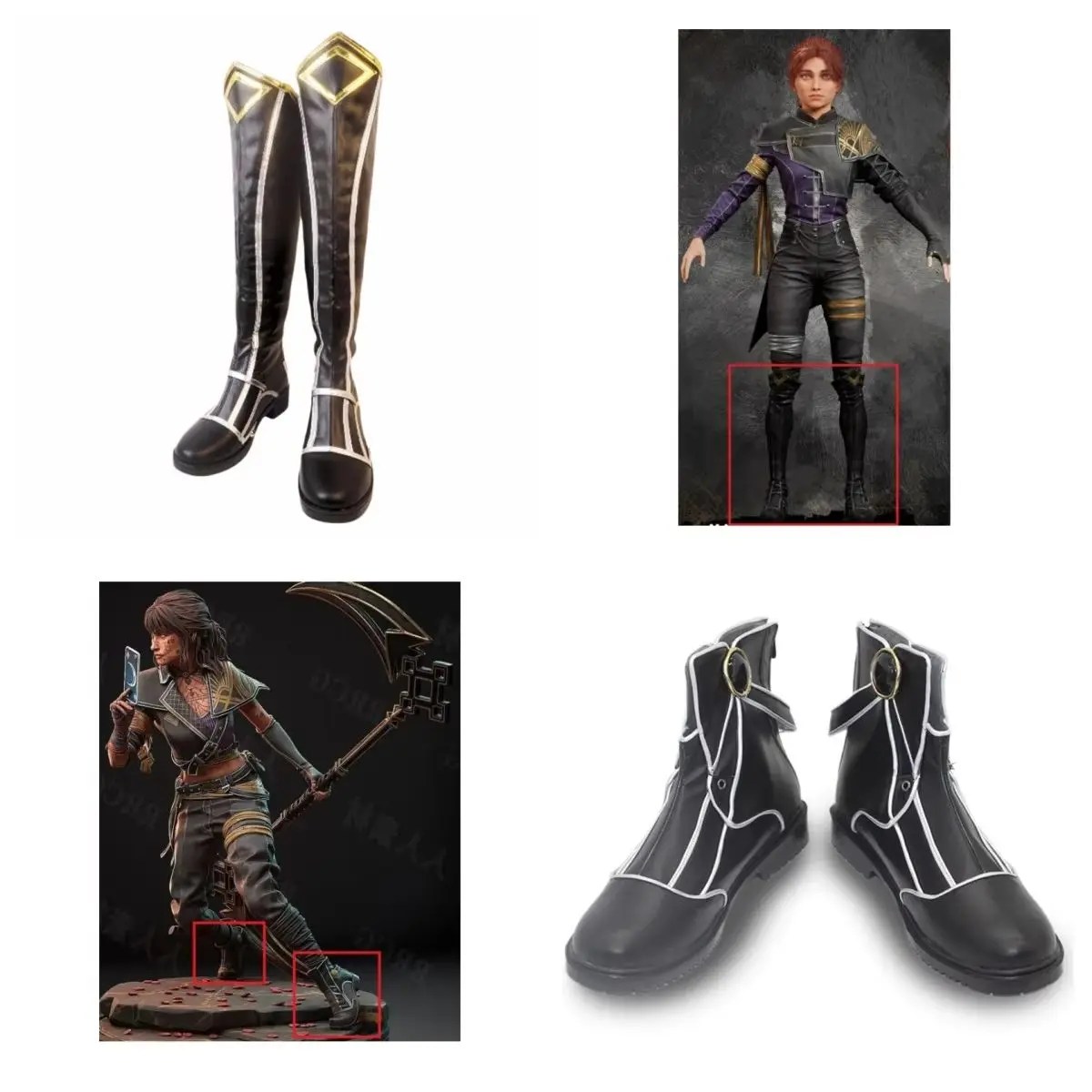 Clair Obscur Expedition 33 Gustave Cosplay Shoes boots Handmade Faux Leather Boots Can Custom Made