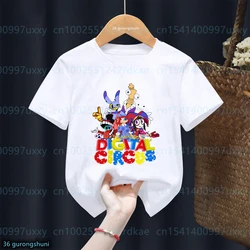 T-Shirt per ragazzi/ragazze divertente The Amazing Digital Circus Graphic Print T Shirt per bambini Cute Baby Tshirt Boy/Girl abbigliamento Unisex