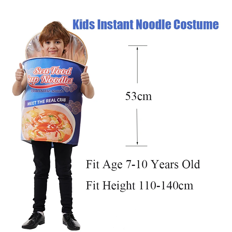 2025 Boy Noodle Hot Dog Children Peanut Butter Jelly Food Halloween Outfit Girls Cupcake Dress Up Lollipop Costume Kids
