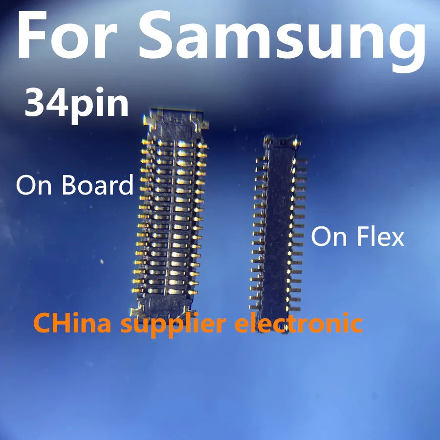 LCD Display Screen Flex FPC Connector For Samsung Galaxy M30S M307 M30 M31 M315 M215F M305 M21 M215 Plug Board 34pin 40Pin