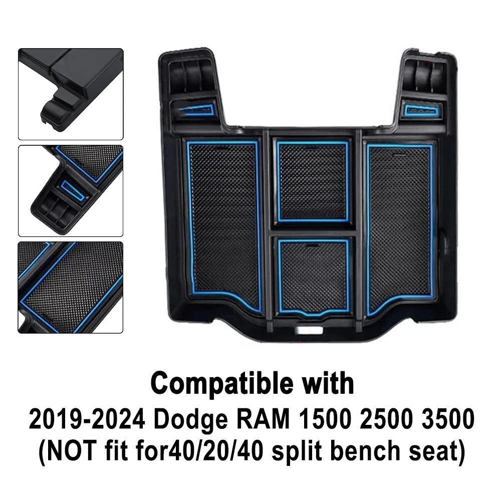 Car Center Console Organizer Storage Box For Dodge RAM 1500 2500 3500 2019 2020 2021 2022 2023 2024 Organizer Car Box Accessory