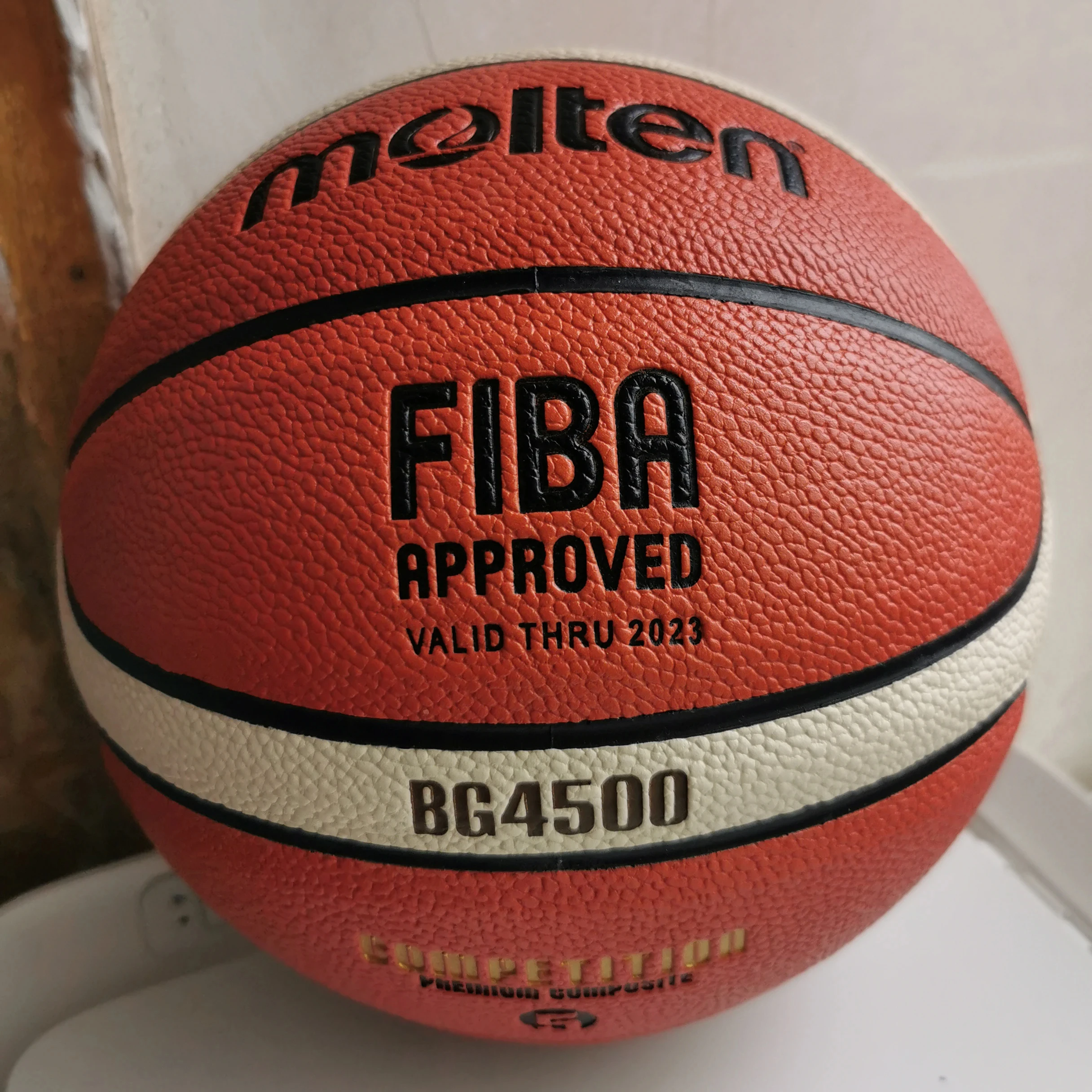 Molten-pelotas de baloncesto de la serie BG3800 para hombre y mujer, bolsa de bomba de aire gratis, talla 7, partido oficial, baloncesto de arena interior para jóvenes