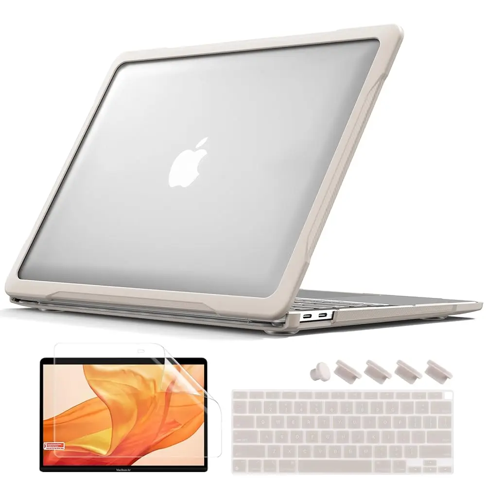 

Free ShippingFree Shipping4-in-1 Ultimate Case for MacBook Air 13 inch 2020 2019 Release Model A2337 M1 Chip A2179 A1932 - Matte