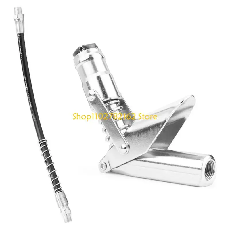 

547B Single Lever Grease Coupler Injector Nipple Universal Coupler Injector Nipple without Leakage Grease Nipple Attachment