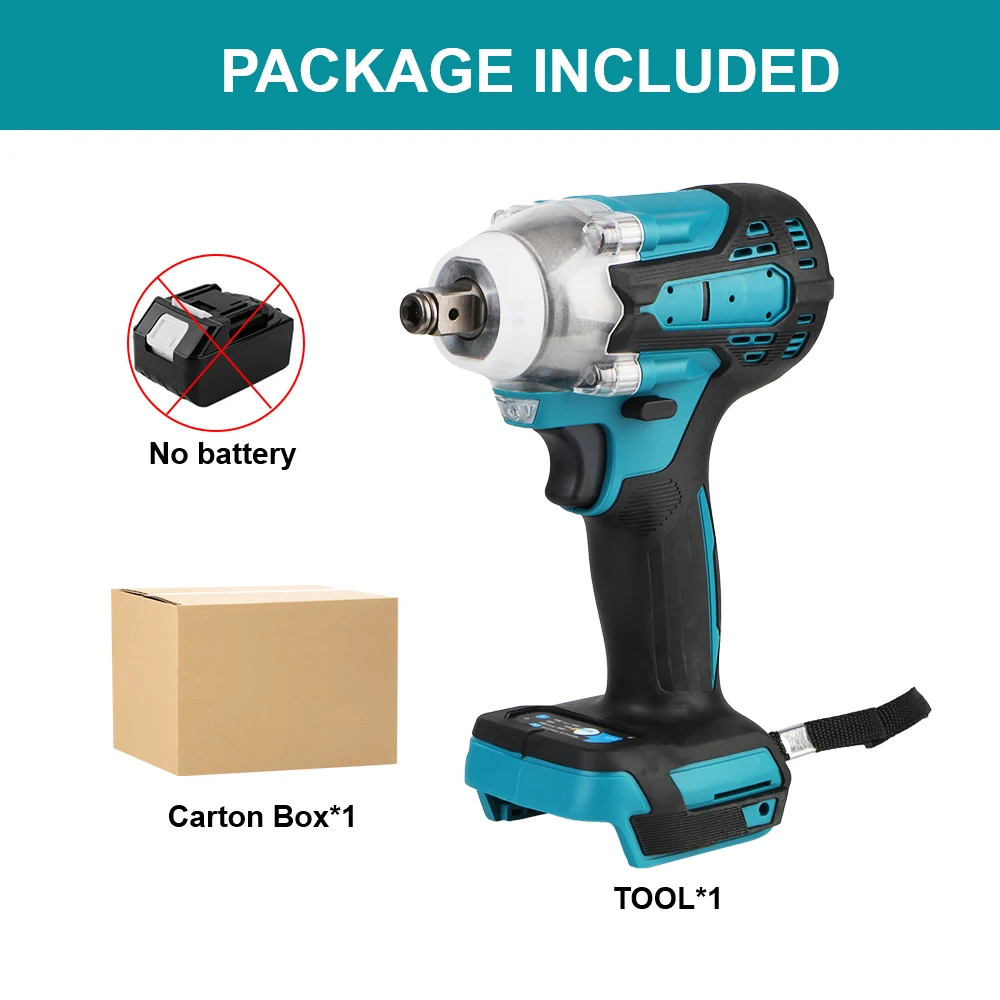 Mechanical Maintenance Tools Quickly Loosen And Twist 280N Electric impact Wrench Super Power Multi Functional And Powerful