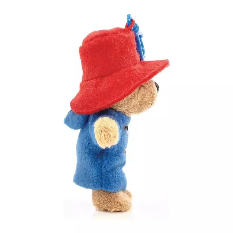 New Cute Paddington Bear Plush Keychain Chains Small Pendant Kids Stuffed Toys For Children 10CM