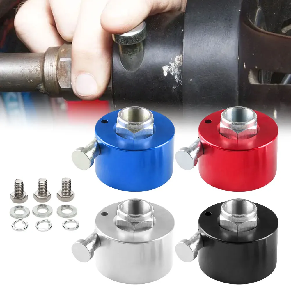 3/4" Shaft Aluminum Steering Wheel Quick Release Hub Push Button Disconnect Hub Adapter Universal