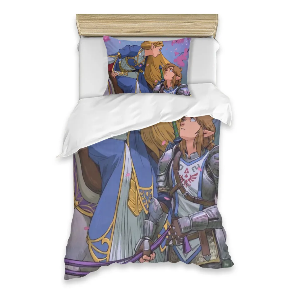 Zeldas-Legended-Hot-Game 3D Printed Custom Bed Sheets Set Single Bedding Set  Cover with Pillowcases