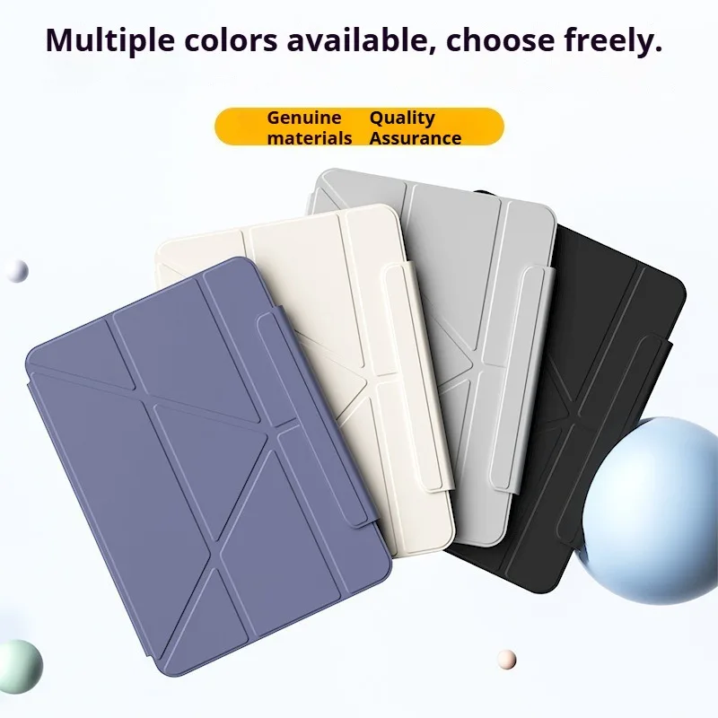 RBP Case Magnetic for iPad A16 10/11th Gen,For iPad Pro 11 13 12.9 Air 11 Air4/5 With Magnetic Detachable Y-Shaped Folding Cover