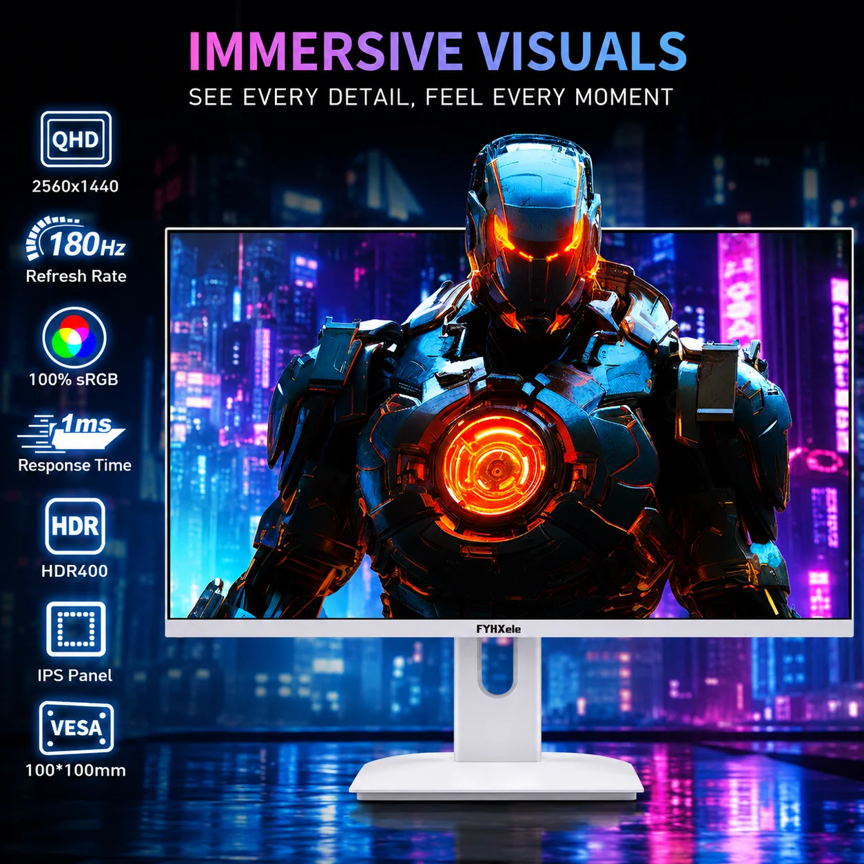 Monitor gaming 27″ 2K 180Hz