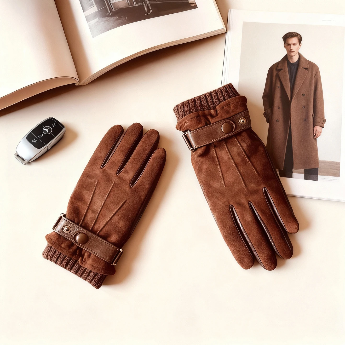 thiened-genuine-leather-gloves-for-men-touch-screen-ible-winter-cycling-driving-warm-eepskin-fingerl-gloves