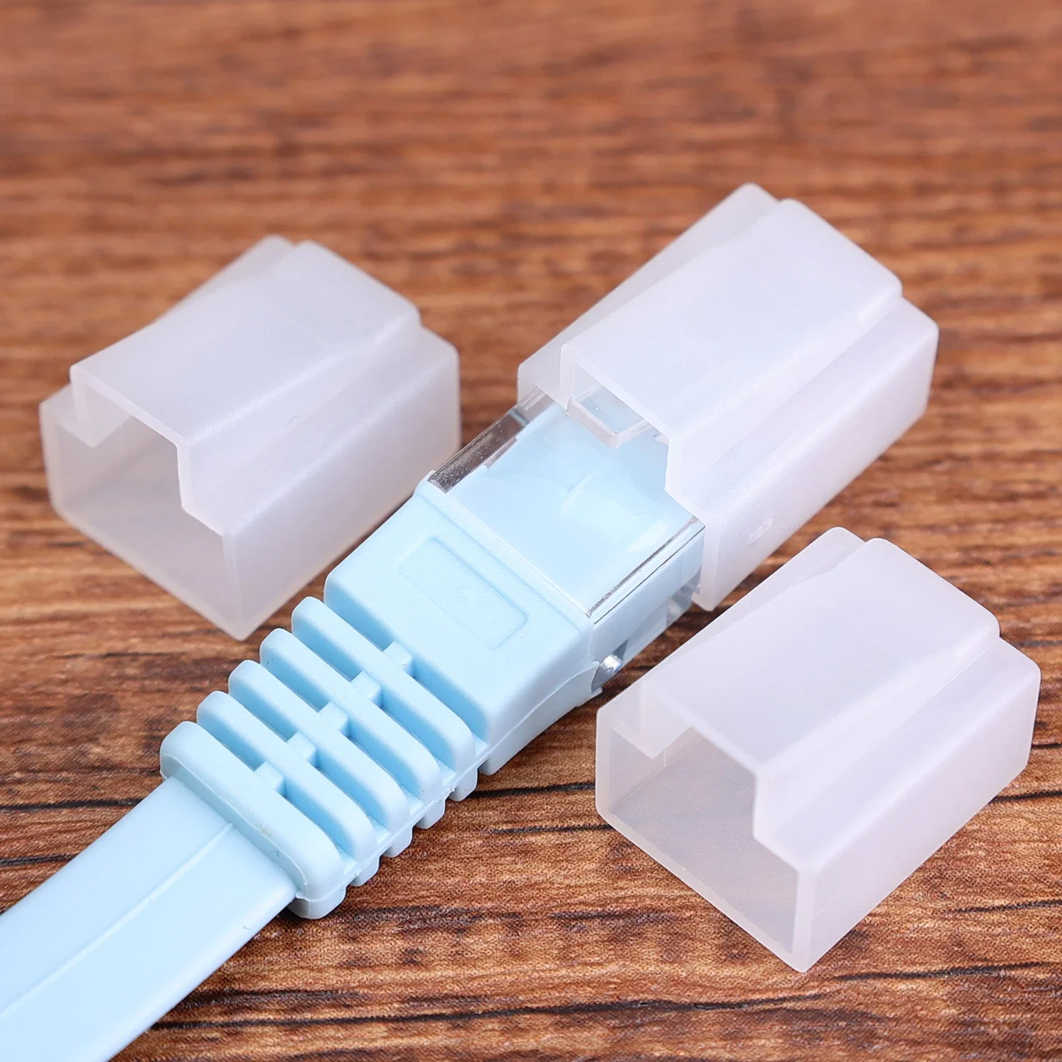 RJ45 Cable Dust Covers Dustproof Ethernet Cable Plug Protective Case Cap for RJ45 CAT5e/Cat6/Cat7 Network Cable Dustplugs