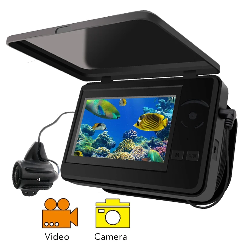 Erchang Video Recording Camera For Fishing 4.3 '' 1280*720P For Winter Ice Fishing Sea Fishing