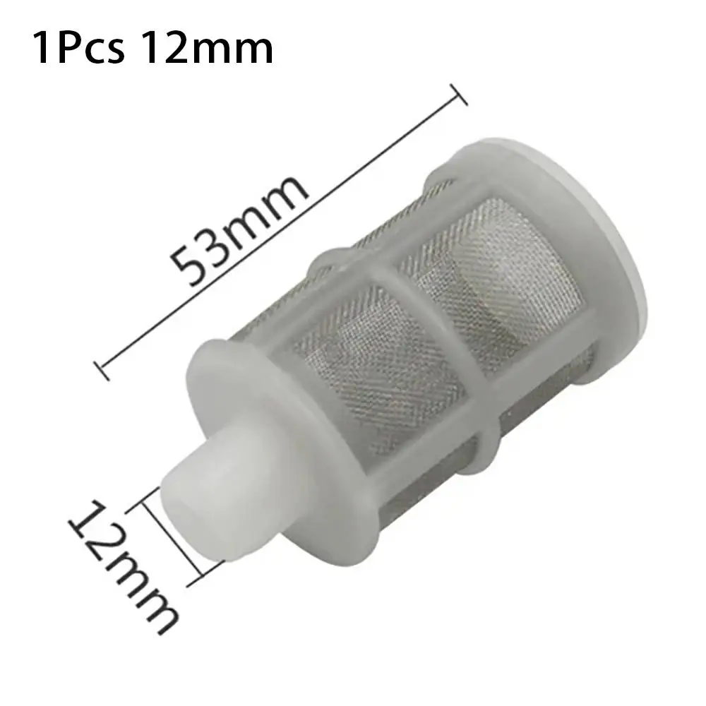 1/5Pcs Irrigation Aquarium Supplies Water Microfilter Diaphragm Pump Filtration Supplies Water Pump Net Filter Stainless Steel
