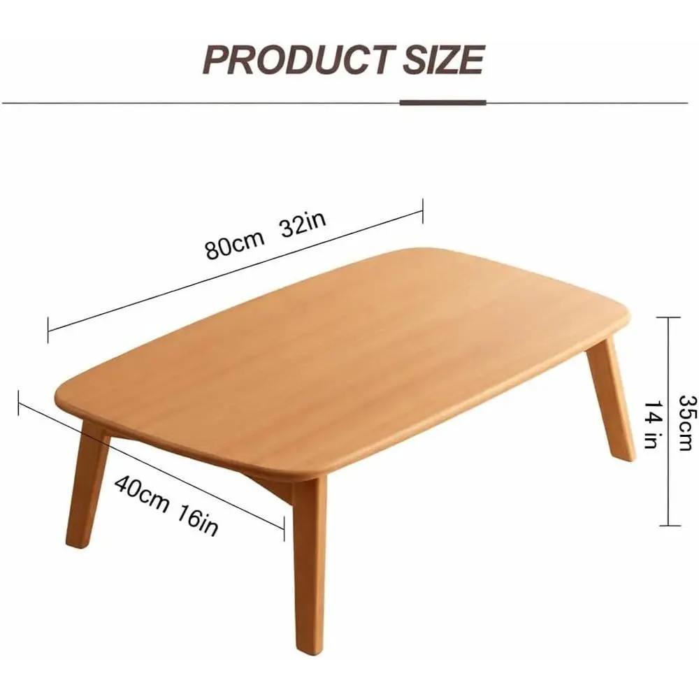 Japanese olding Coee Table Japanese loor Table No Assembly oldable Low Coee Tables or Living Room Tatami Tea Bedroom or Sitting