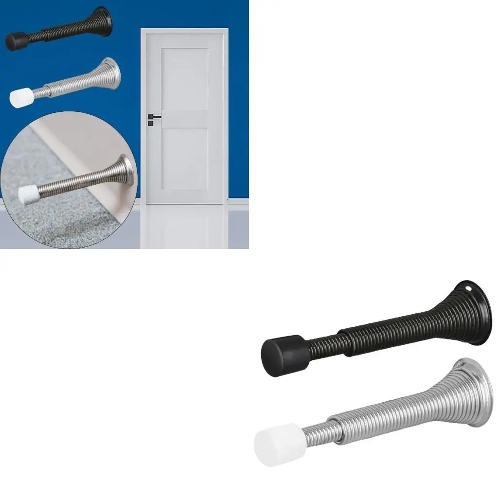 

Профессиональные пружинные дверные упоры. Регулируемые и прочные настенные ограждения с защитной резиновой головкой. дверные