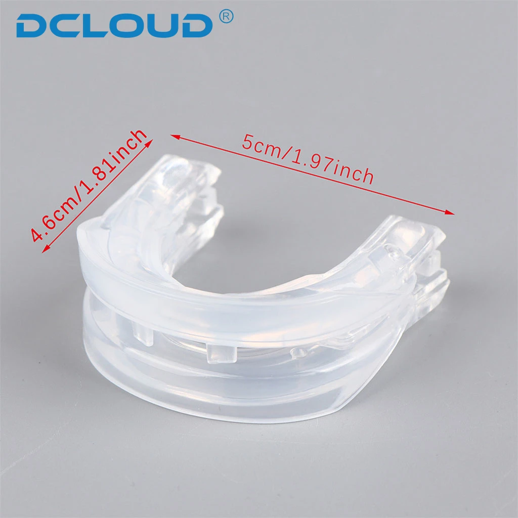 1Set Stop Snoring Mouth Guard Anti Snore Adjustable Custom Mold Mouthpiece Sleep Aid Prevent Snore