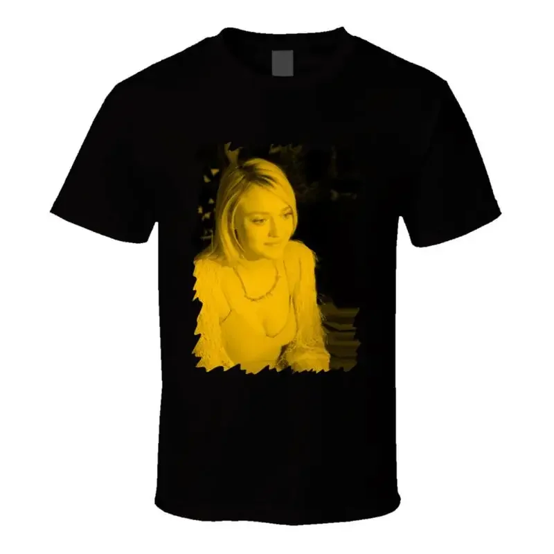 Dakota Fanning Sexy Neon Color T Shirt