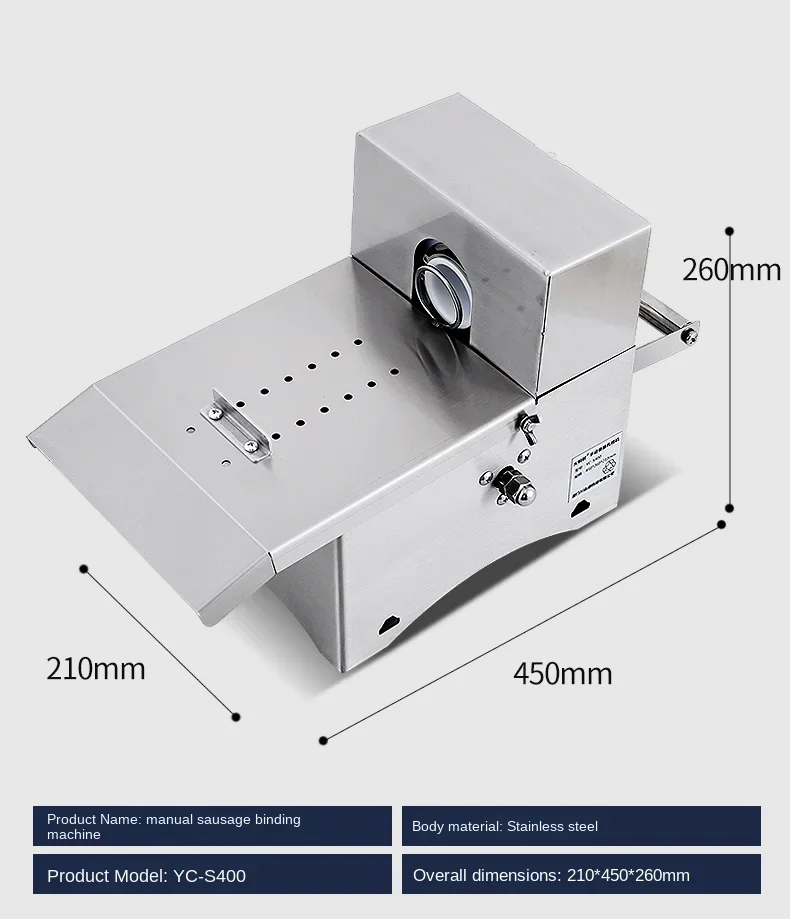 Automatic packaging machine, household and commercial sausage and hot dog bundling machine