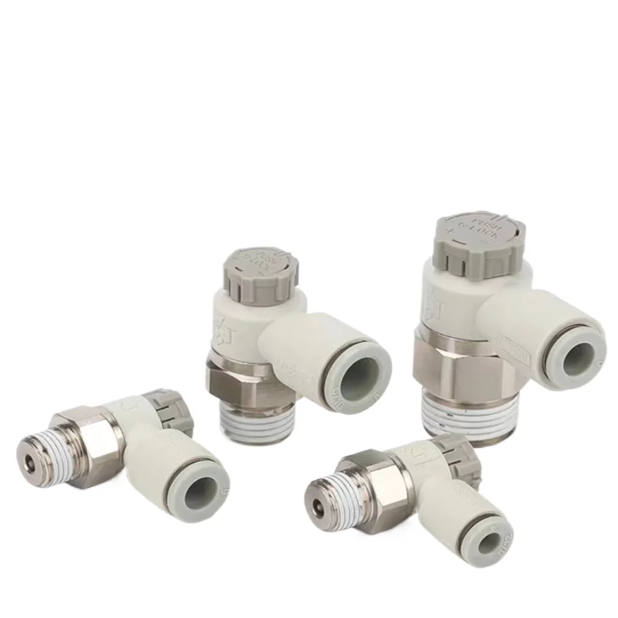 Pneumatic AS2201F Cylinder Exhaust Adjustable Speed Control Valve AS1201F-M5-04A